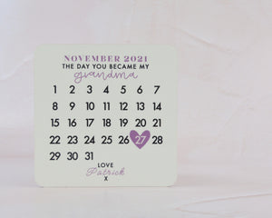 Date You Became Mine Coaster - You Make My Dreams