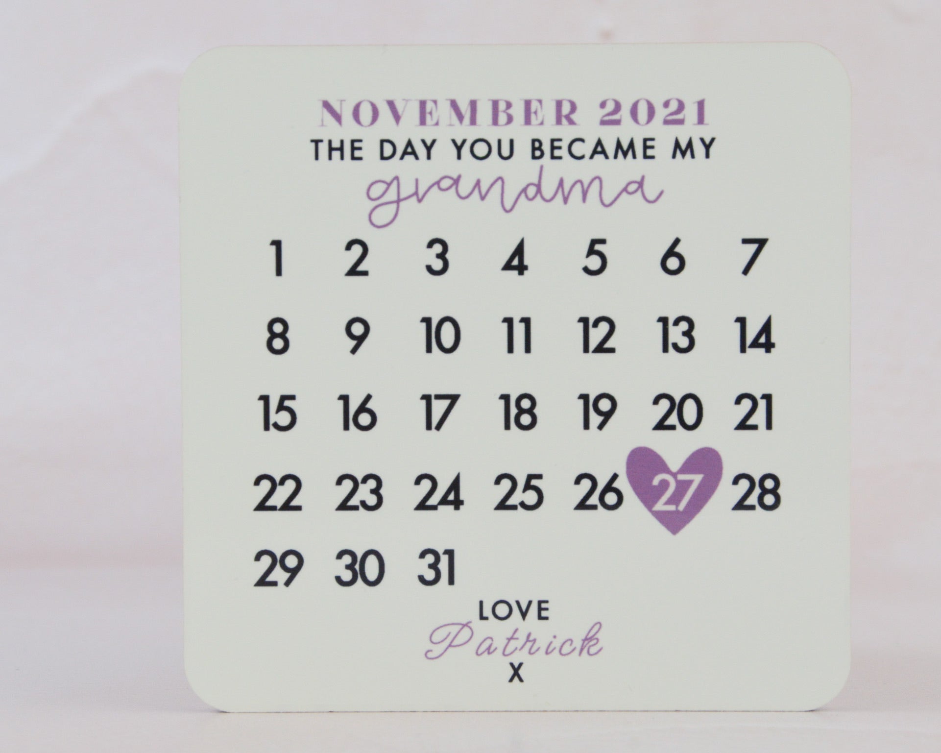 Date You Became Mine Coaster - You Make My Dreams
