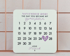 Date You Became Mine Coaster - You Make My Dreams
