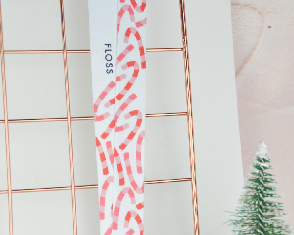 Candy Cane Lanyard