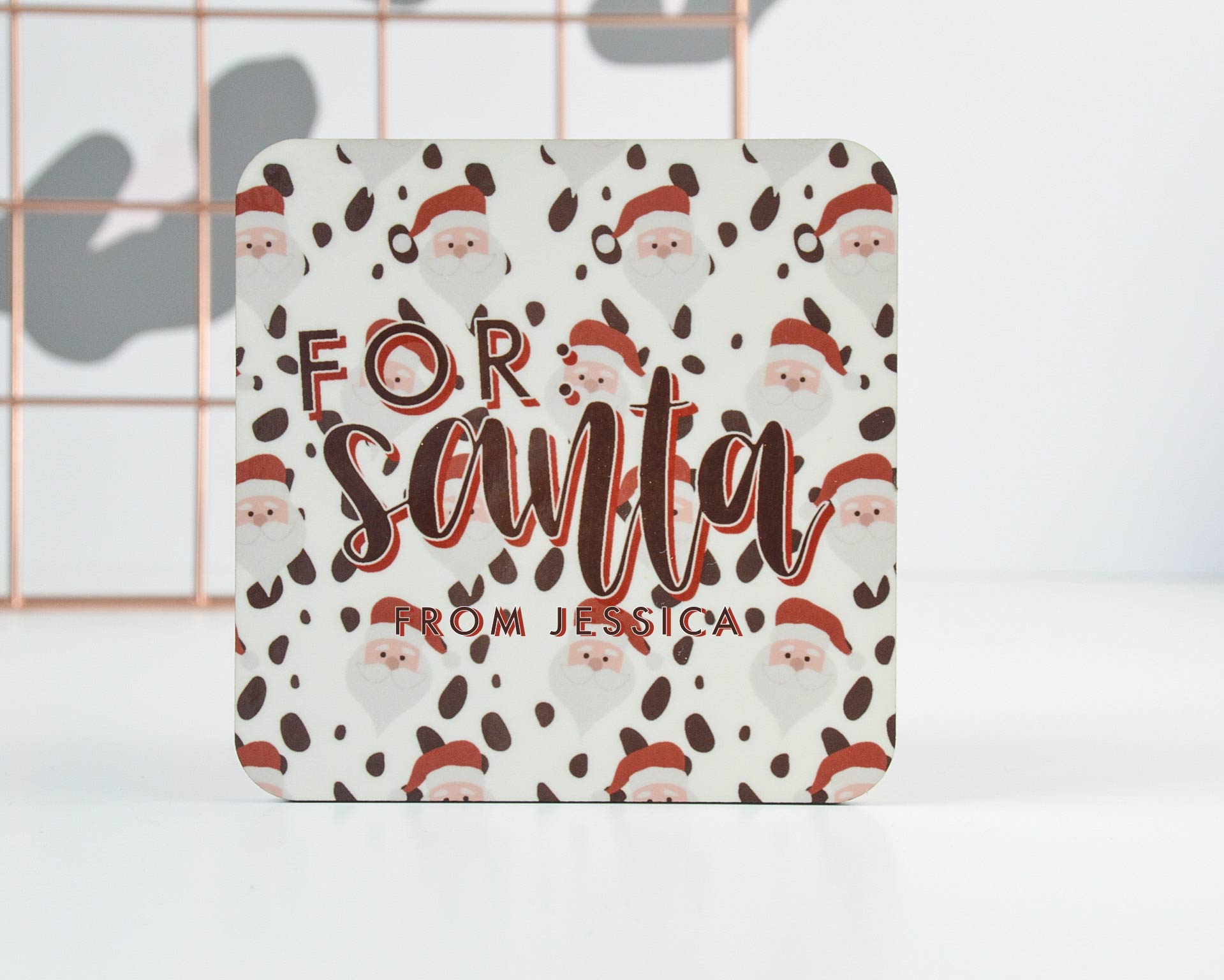 Santa Christmas Eve Coaster - You Make My Dreams