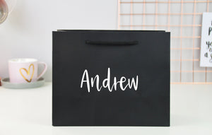 Small Personalised Name Gift Bag - You Make My Dreams