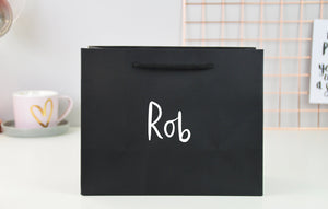 Small Personalised Name Gift Bag - You Make My Dreams