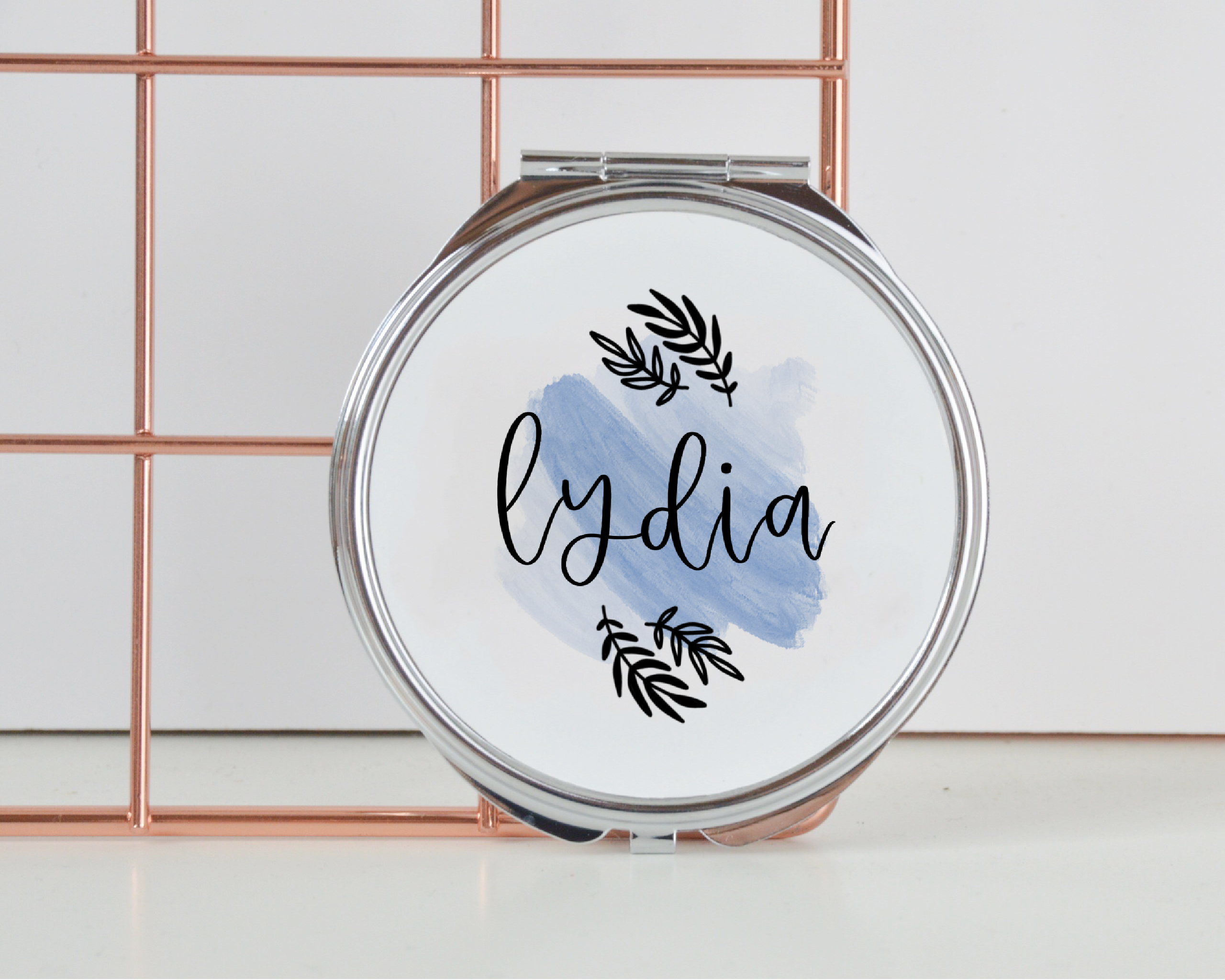 Personalised Name Compact Mirror - You Make My Dreams