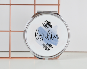 Personalised Name Compact Mirror - You Make My Dreams