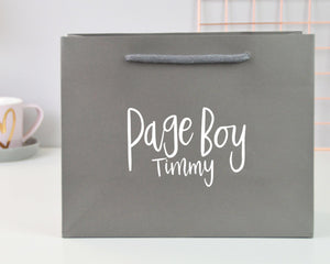 Small Personalised Groomsman Gift Bag - You Make My Dreams