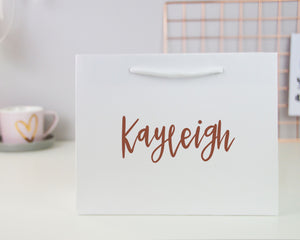 Small Personalised Name Gift Bag - You Make My Dreams