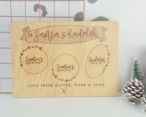 Personalised Wooden Christmas Eve Board - You Make My Dreams