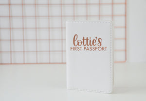 Personalised First Passport Case - You Make My Dreams