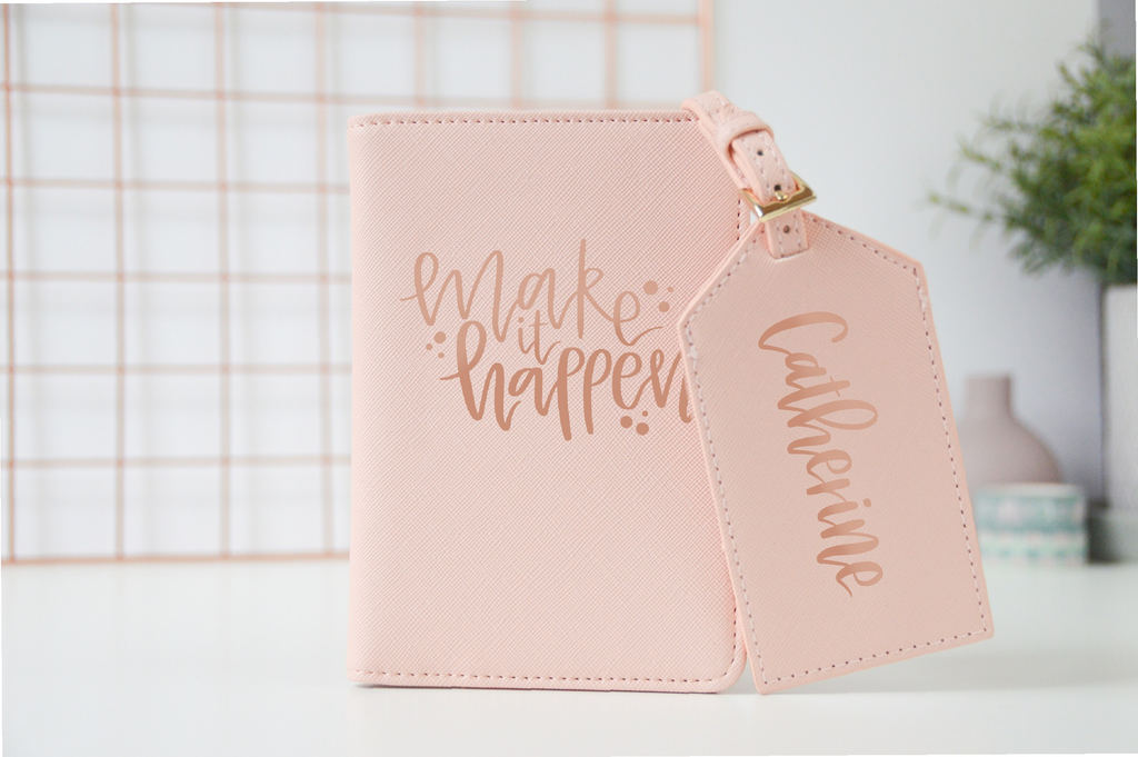 Personalised Passport & Luggage Tag Set - You Make My Dreams