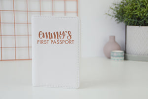 Personalised First Passport Case - You Make My Dreams