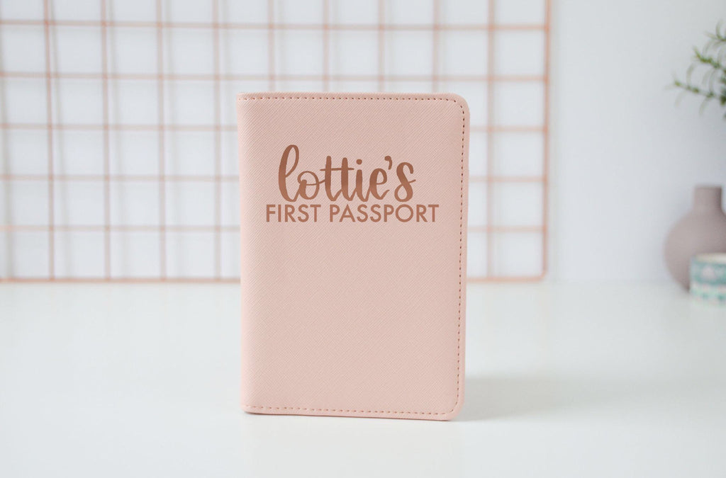 Personalised First Passport Case - You Make My Dreams