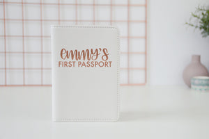 Personalised First Passport Case - You Make My Dreams