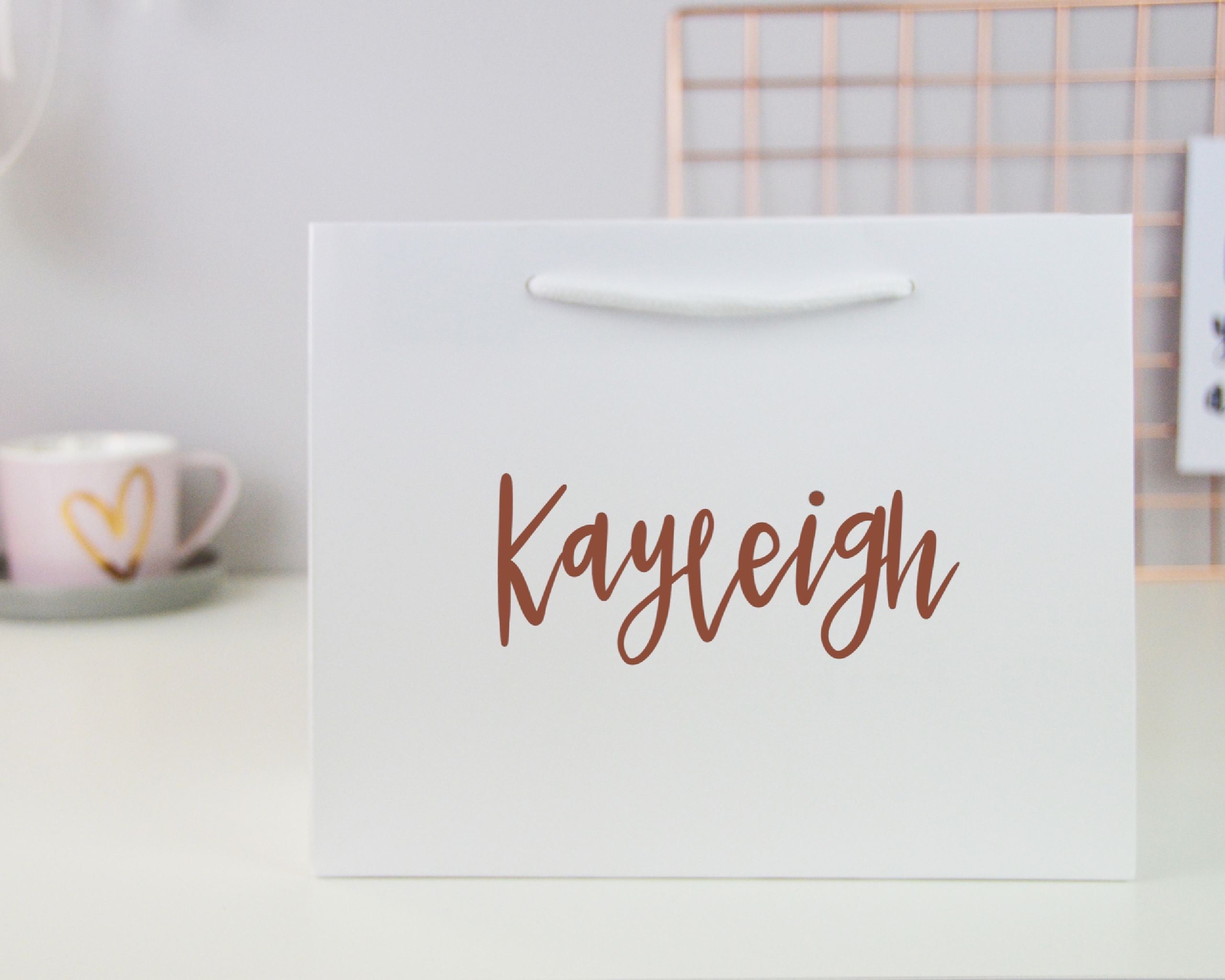 Large Personalised Name Gift Bag - You Make My Dreams