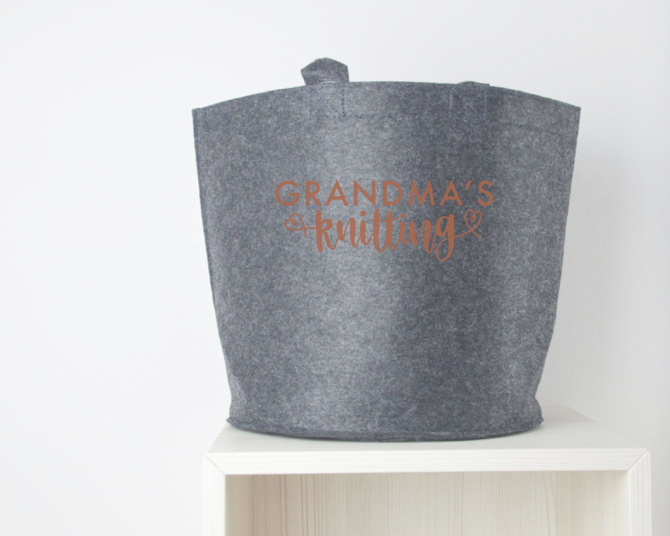Personalised Knitting Basket - You Make My Dreams