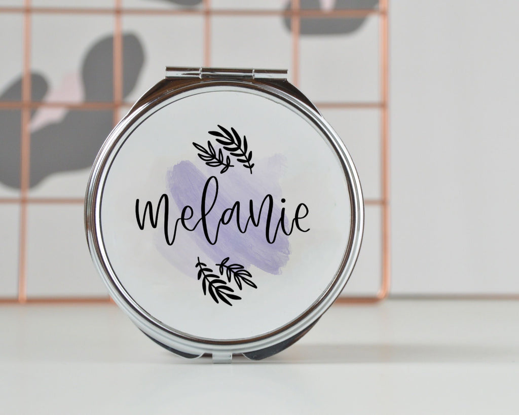 Personalised Name Compact Mirror - You Make My Dreams