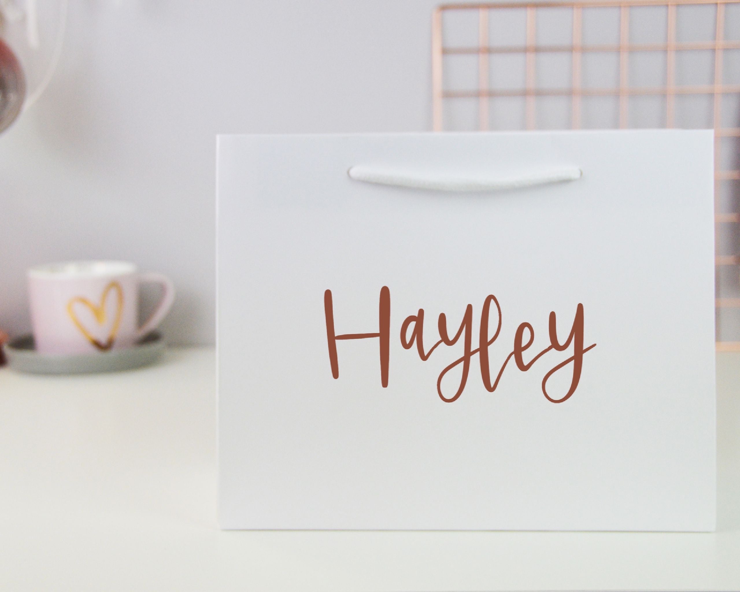 Large Personalised Name Gift Bag - You Make My Dreams
