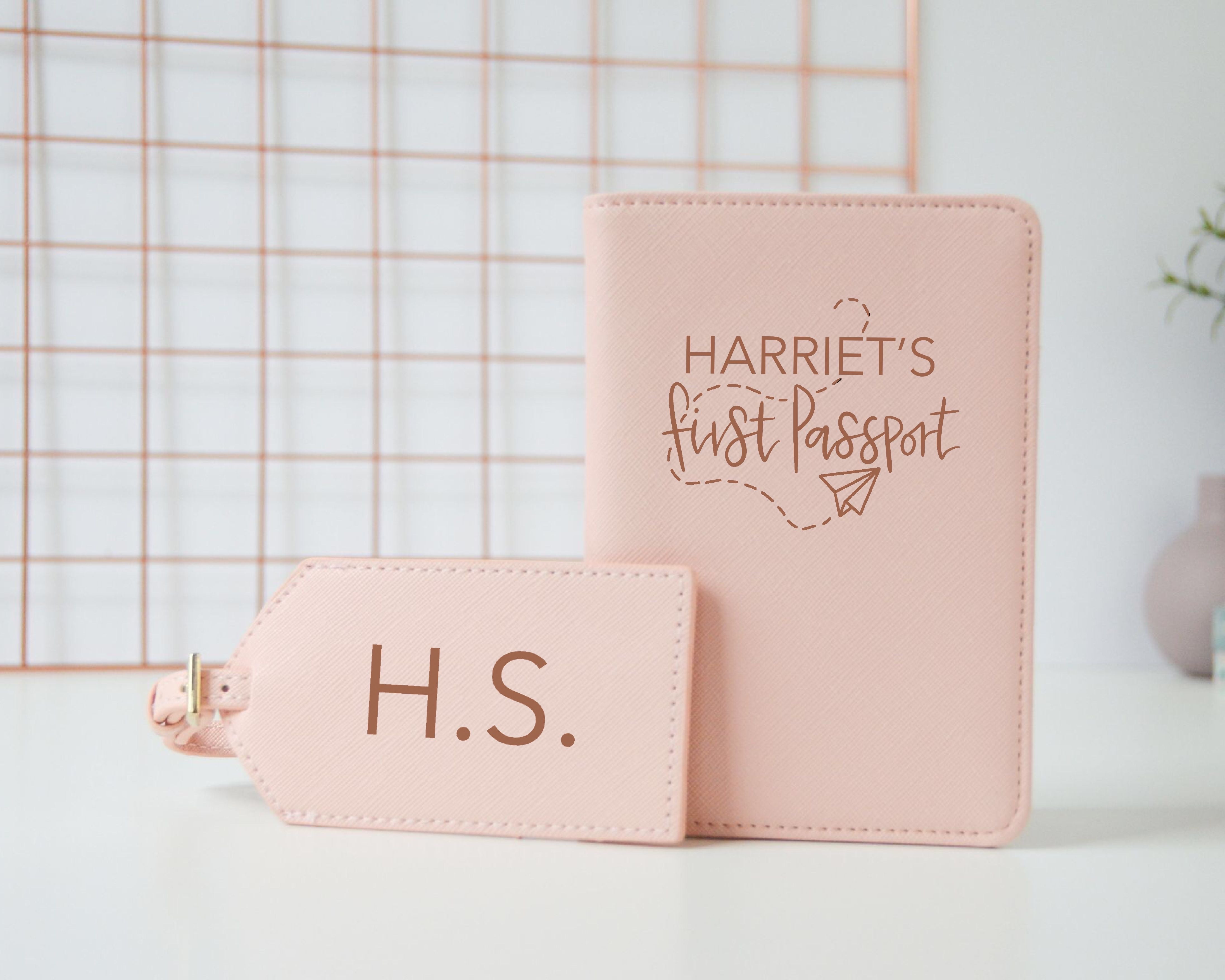 Personalised First Passport Case & Luggage Tag - You Make My Dreams