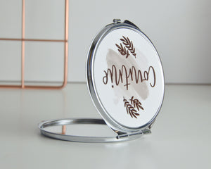 Personalised Name Compact Mirror - You Make My Dreams