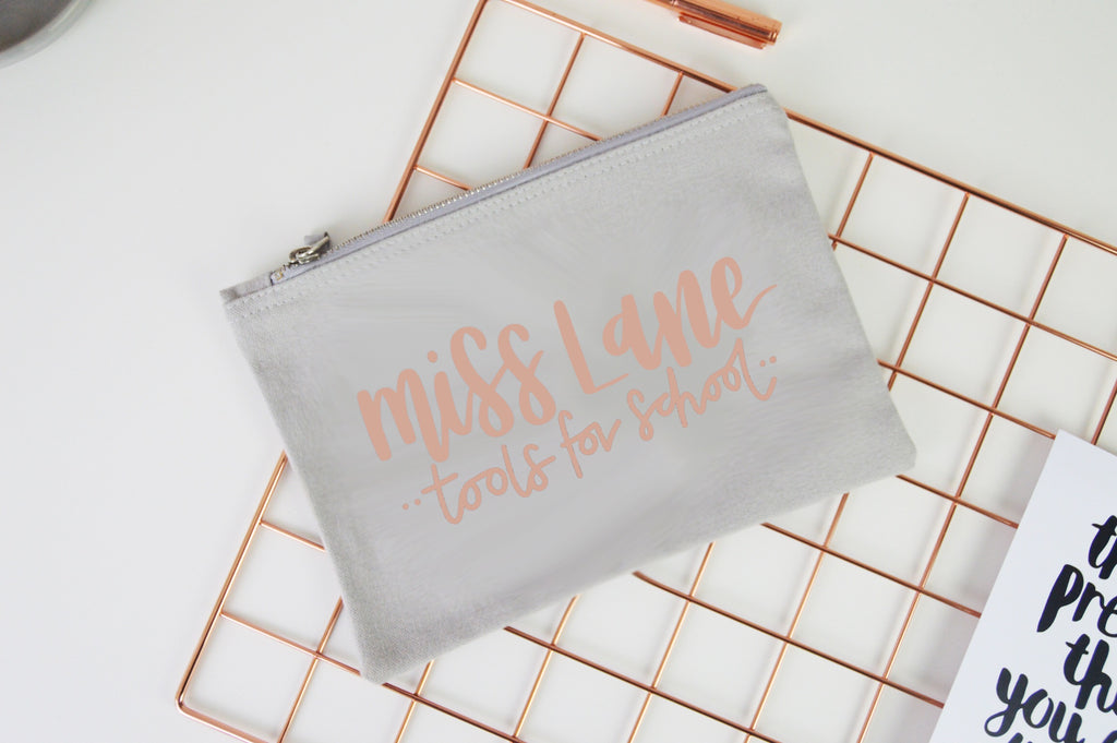 Personalised Teacher Pencil Case - You Make My Dreams
