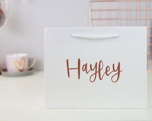 Small Personalised Name Gift Bag - You Make My Dreams